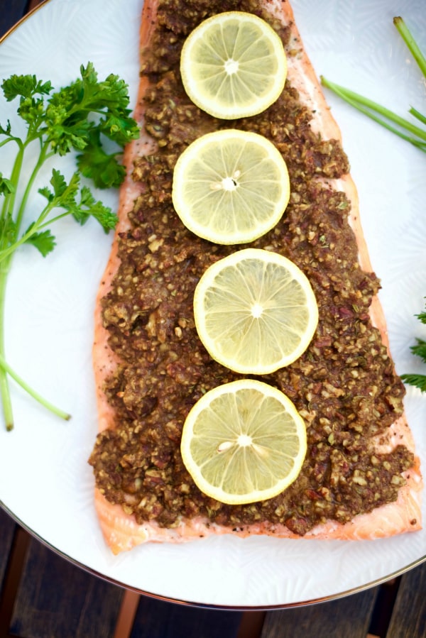 Pecan-Dijon Crusted Salmon Recipe