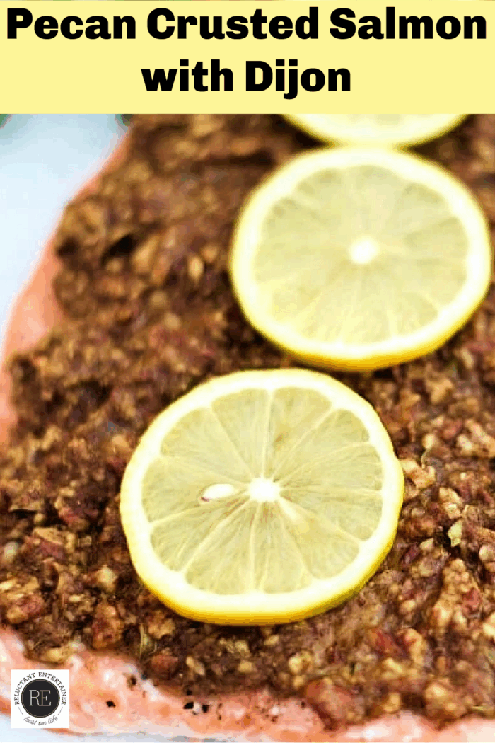 Pecan Crusted Salmon with Dijon