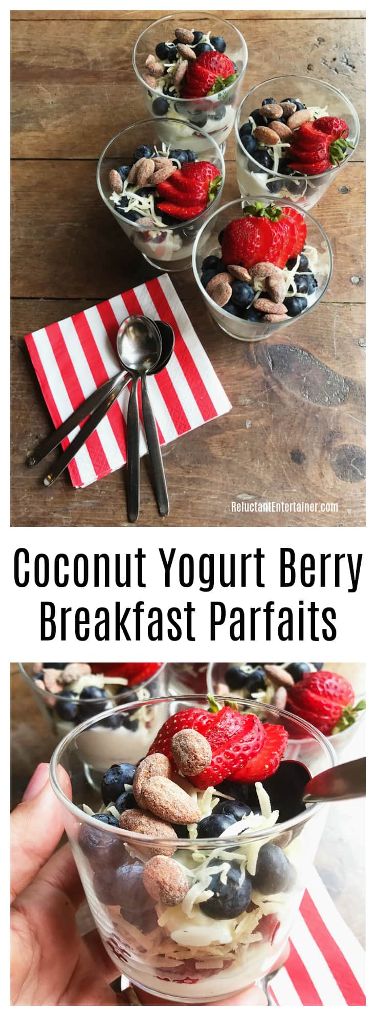 Coconut Yogurt Berry Breakfast Parfaits