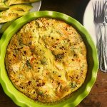 Crustless Salmon Gruyere Quiche Recipe