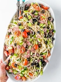 Summer Italian Spaghetti Salad Recipe