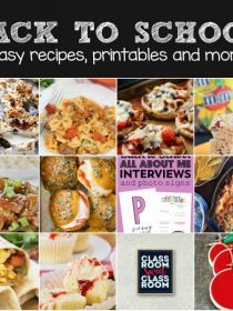 Back To School Fun and Recipe Plan