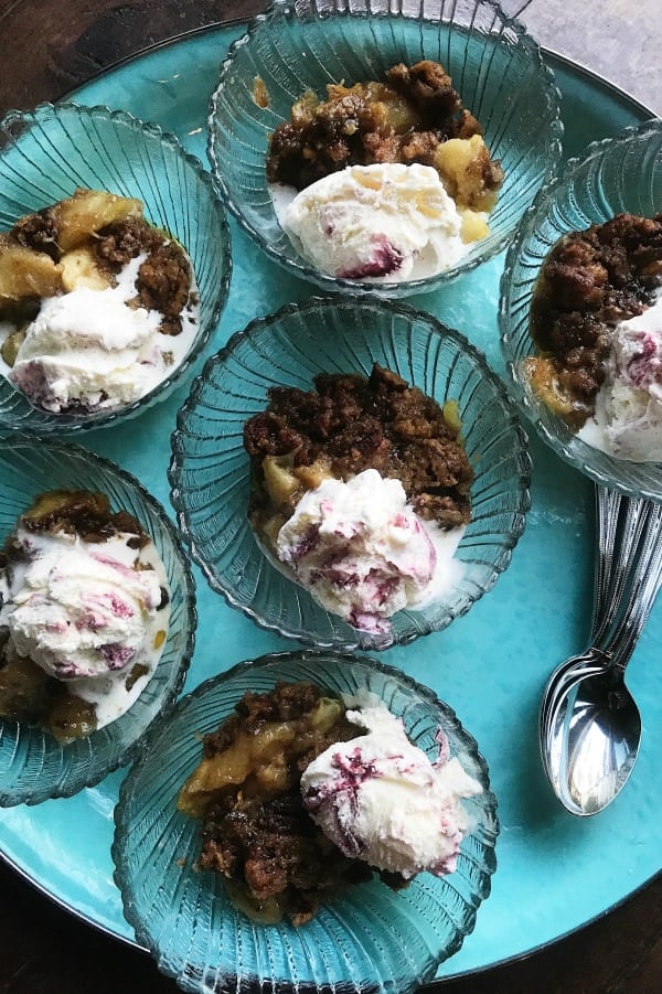 Spicy Peach Pecan Crisp Recipe