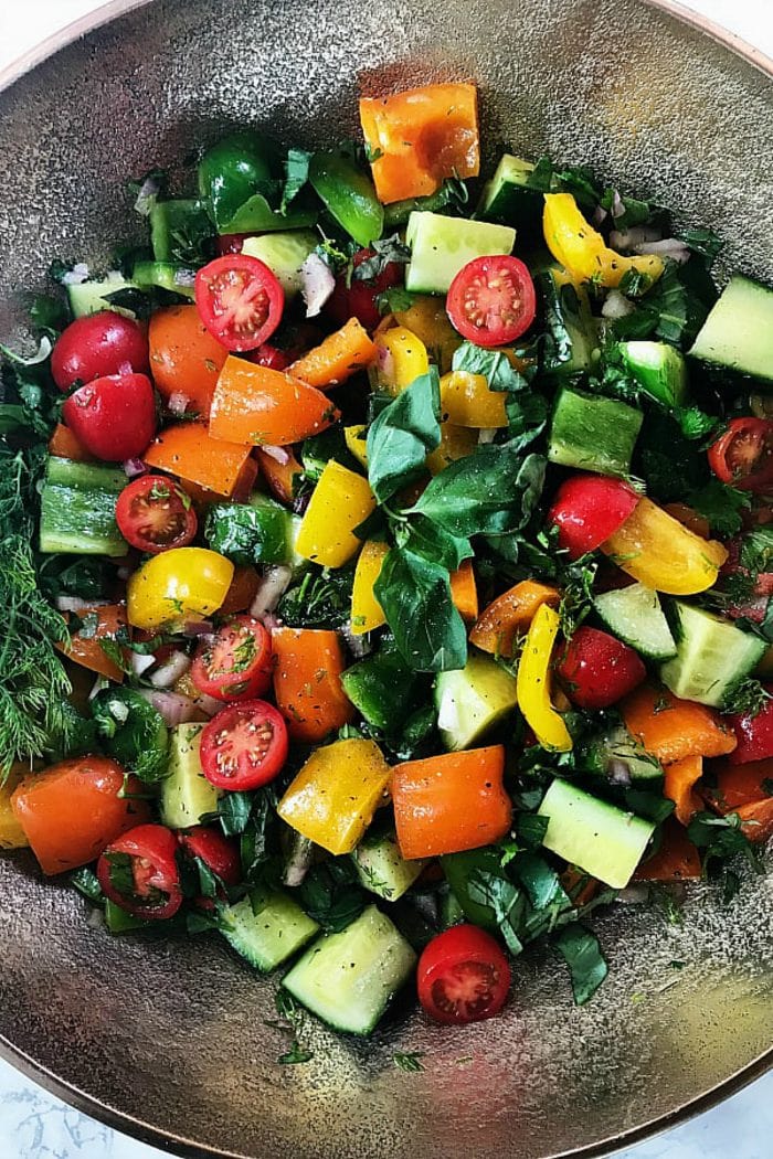 salad in a bowl