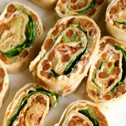 Bacon & Honey Chipotle Bean Pinwheels Recipe - Reluctant Entertainer