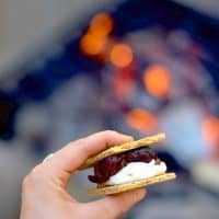 Campfire Cookie Dough Almond S'mores Recipe