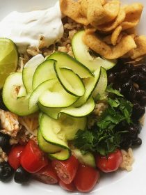 Noodleless Zucchini Chicken Bowl Recipe