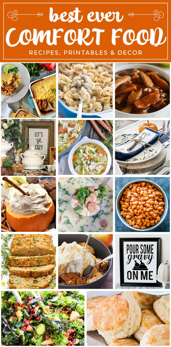 Best EVER Comfort Food Meal Plan