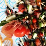 Prosciutto Caprese Kebabs Appetizer