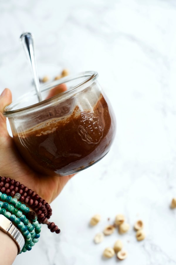 Homemade Wholesome Hazelnut Spread - Reluctant Entertainer