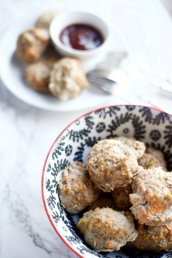 4 Ingredient Turkey Sweet Potato Meatballs