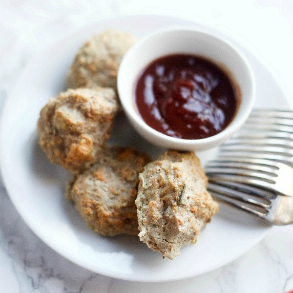 4 Ingredient Turkey Sweet Potato Meatballs