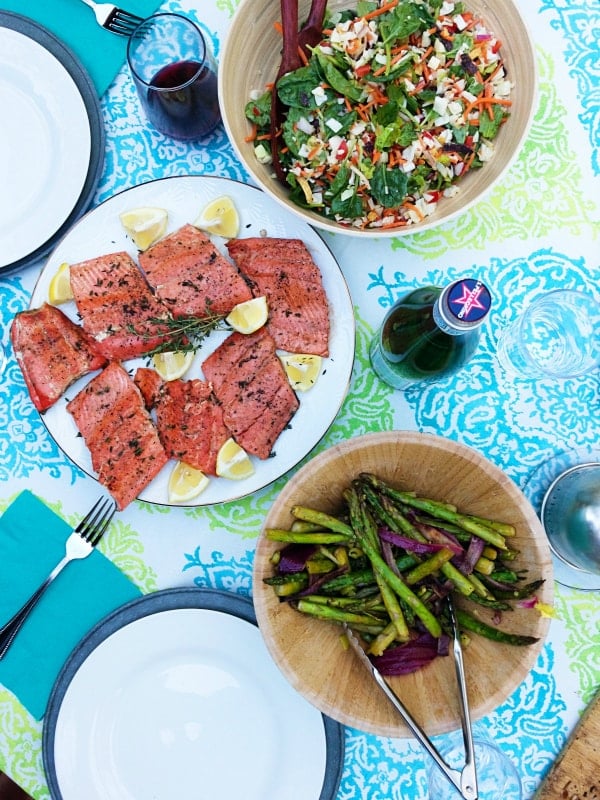 Himalayan Salt Block Salmon with Lemon • Good Thyme Kitchen