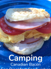 egg camping breakfast sandwich