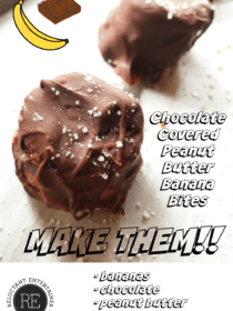 frozen chocolate banana bites