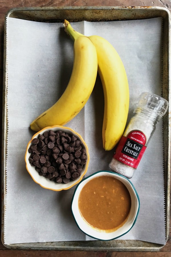 Chocolate Covered Peanut Butter Banana Bites