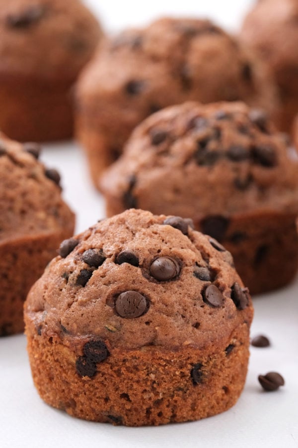 a Chocolate Zucchini Muffin