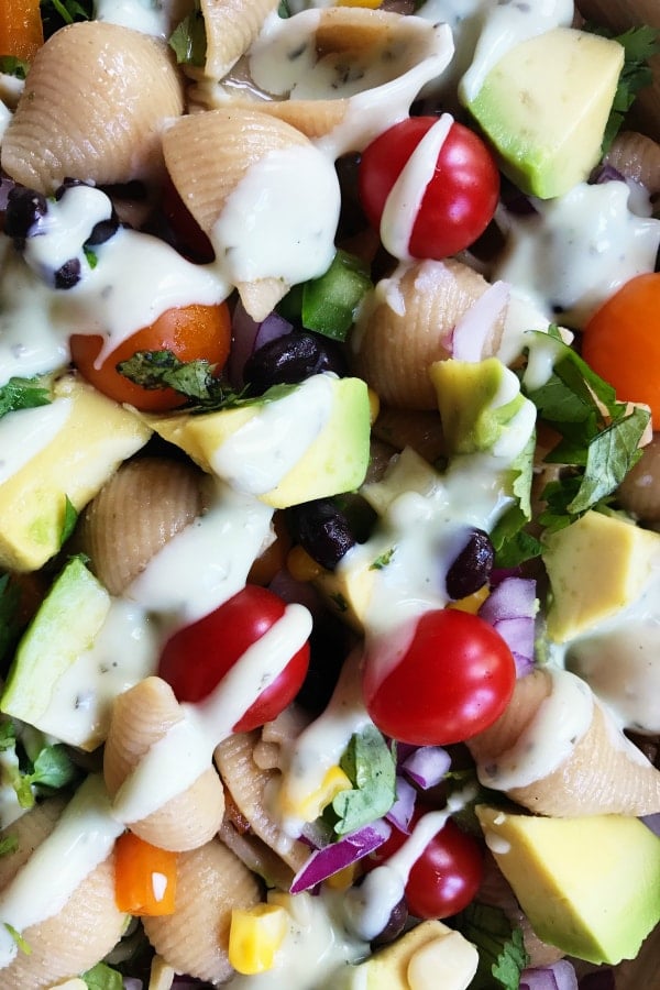 Best Mexican Pasta Shells Salad 