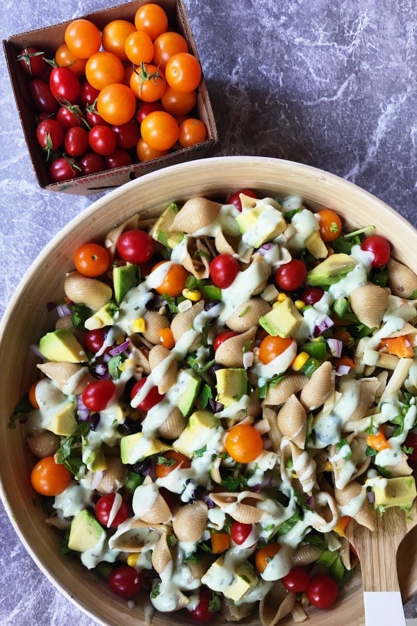 Easy Mexican Pasta Shells Salad Recipe