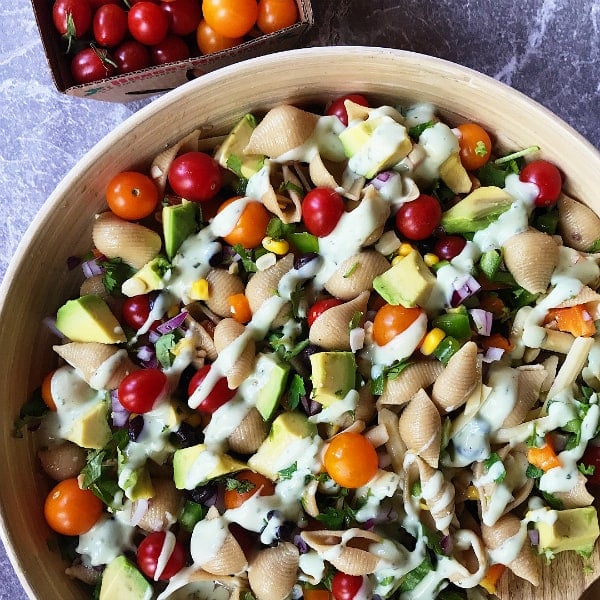 The BEST Mexican Pasta Shells Salad Recipe