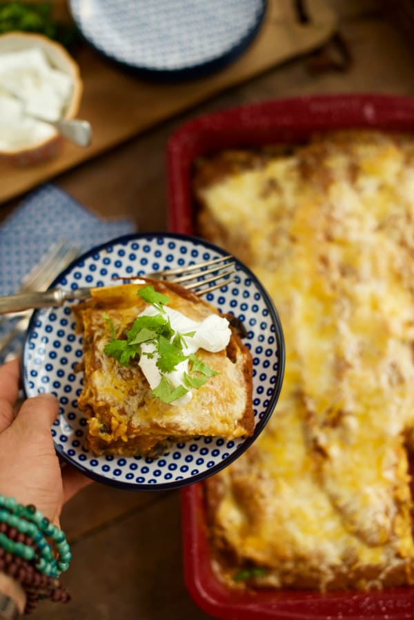 Pumpkin Enchilada Bake Recipe