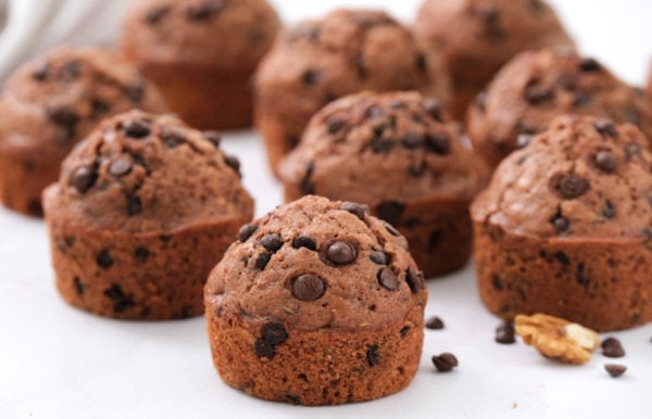 Chocolate Zucchini Muffins