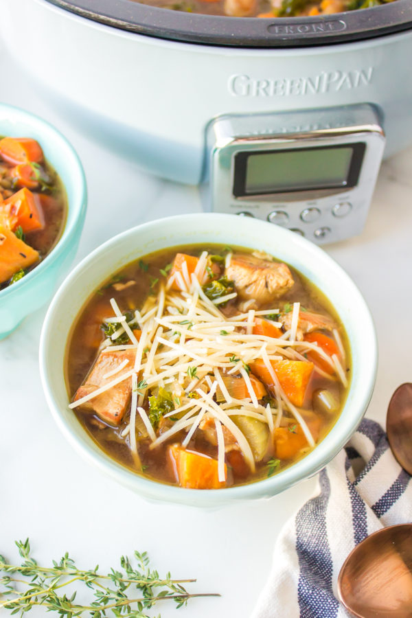 sweet potatoes in soup