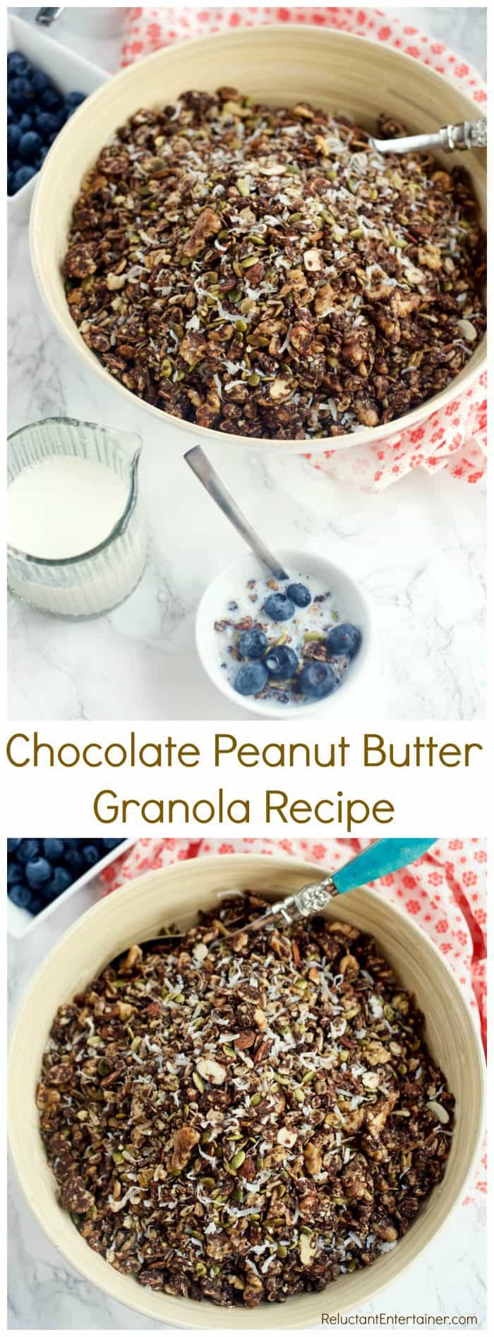 Chocolate Peanut Butter Granola Recipe