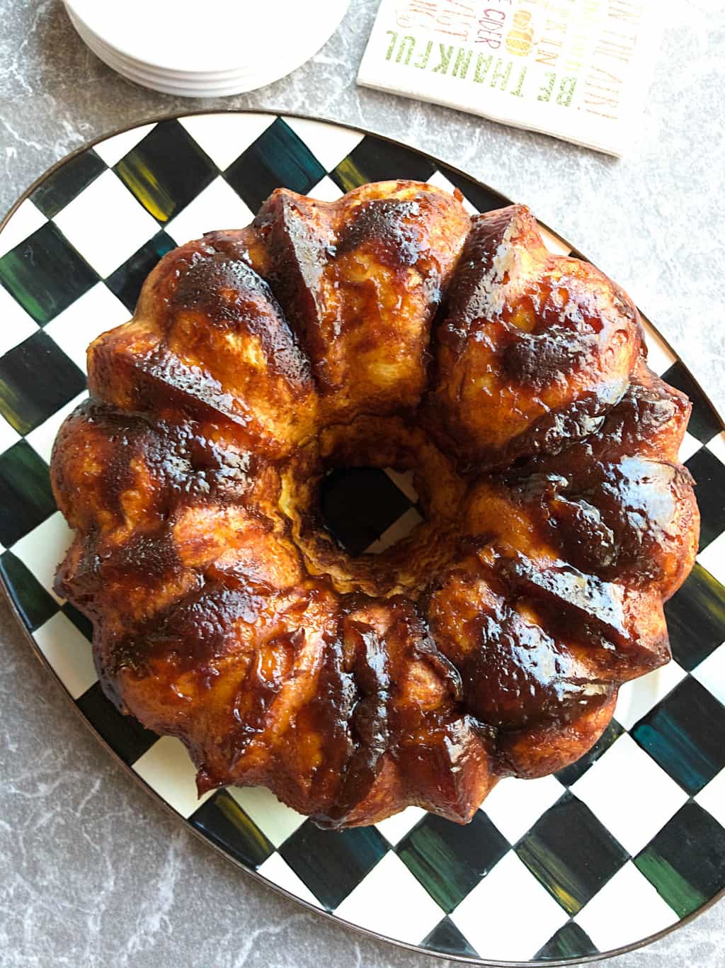 Holiday Pumpkin Monkey Bread - Reluctant Entertainer