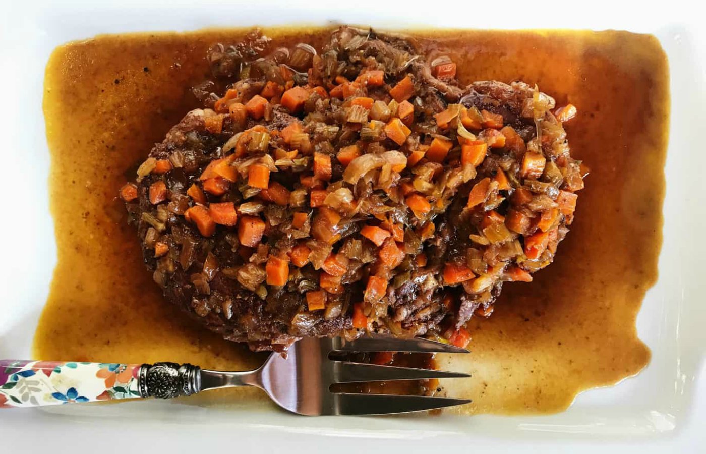 Slow Cooker Mirepoix Roast Beef Reluctant Entertainer