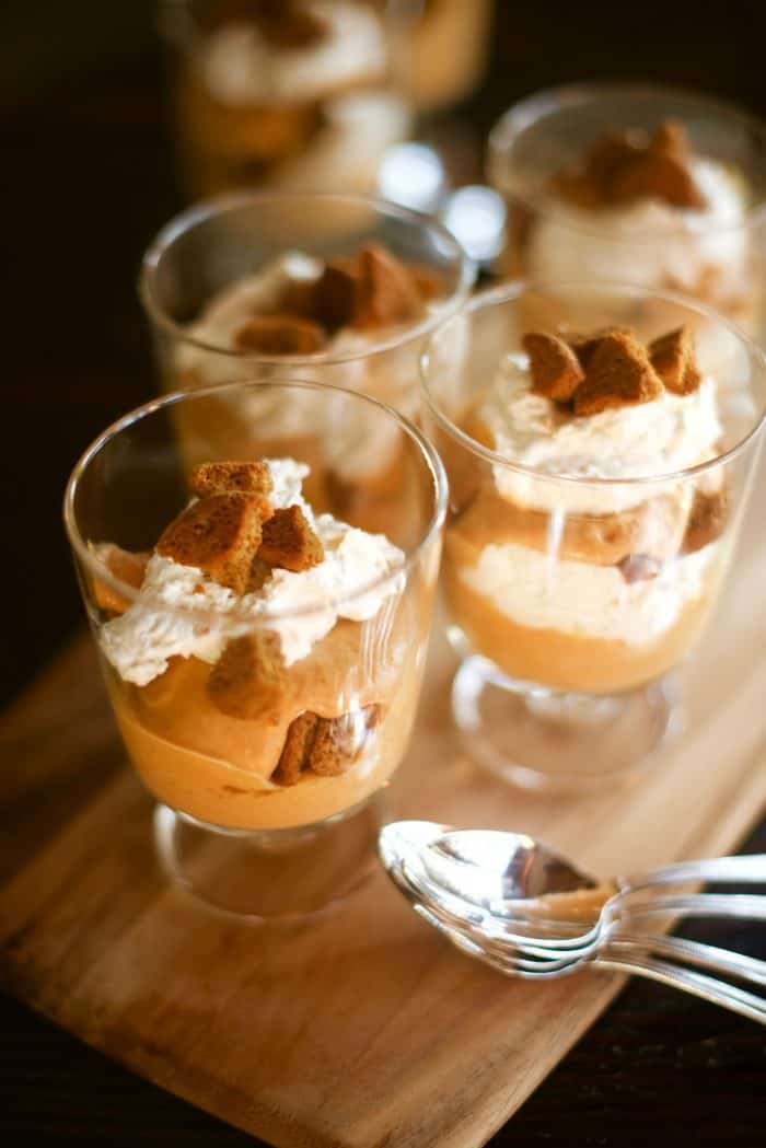 Pumpkin Gingersnap Crunch Parfaits Recipe