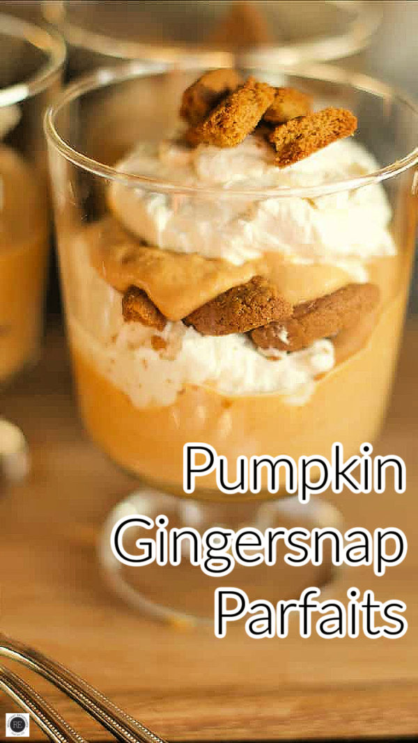 Pumpkin Gingersnap Parfaits