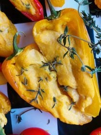 Roasted Pumpkin Mini Sweet Peppers Appetizer