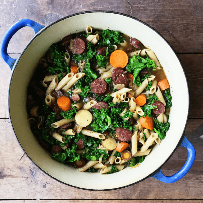 Sausage Kale Comfort Soup Recipe