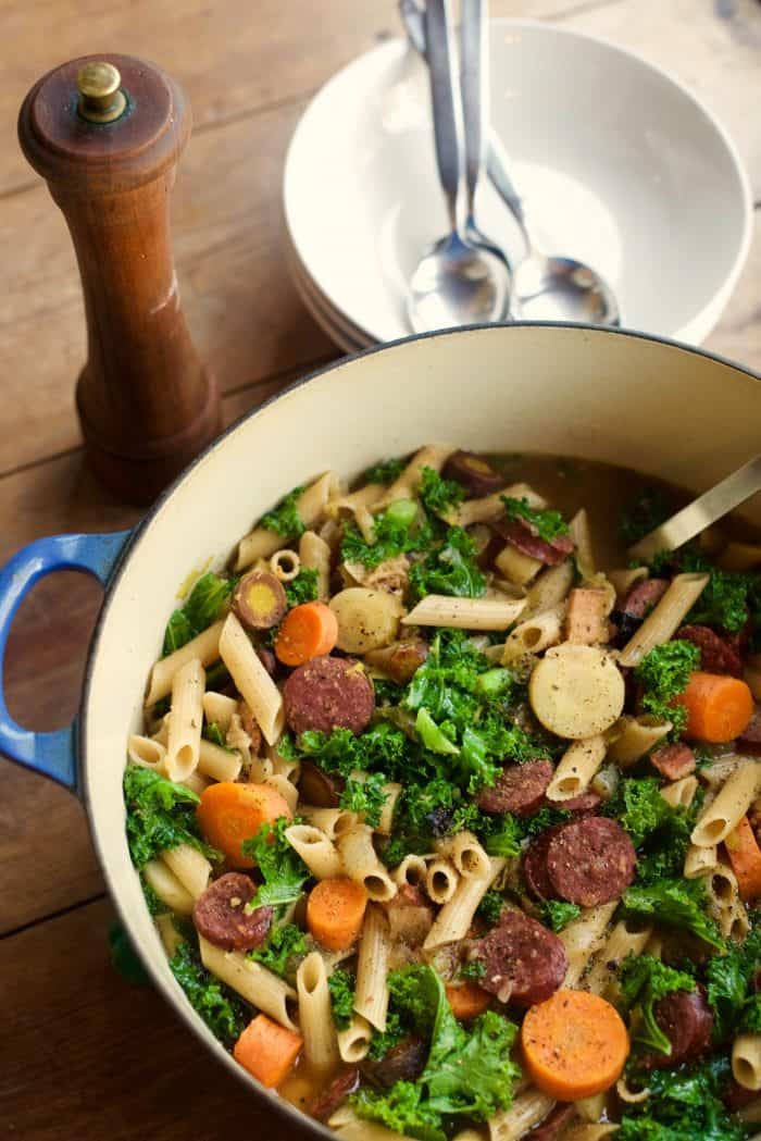 Sausage Kale Comfort Soup Recipe