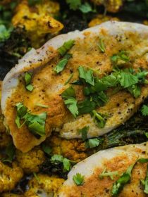 Turmeric Cauliflower Broccoli Chicken