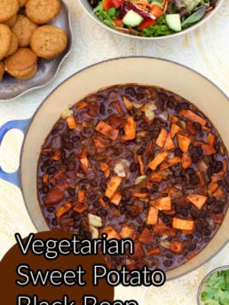 Vegetarian Sweet Potato Black Bean Chili recipe