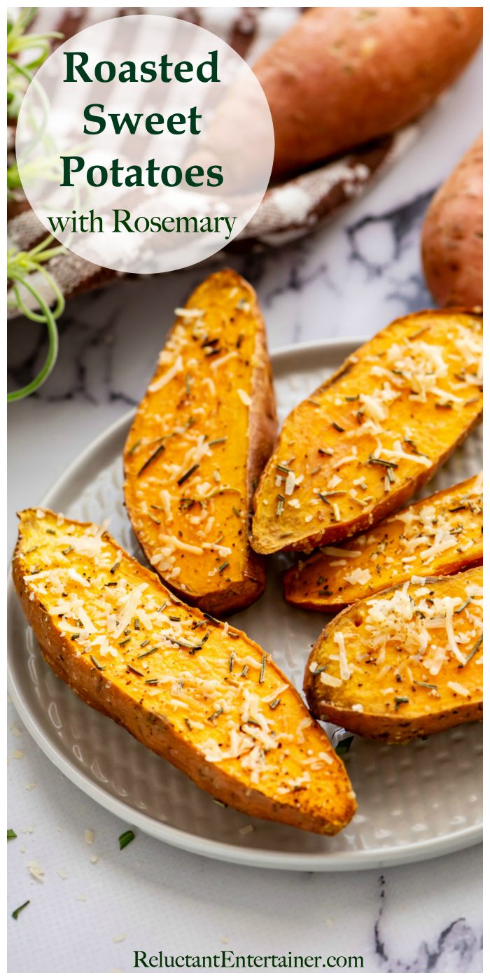 Roasted Sweet Potatoes with Rosemary