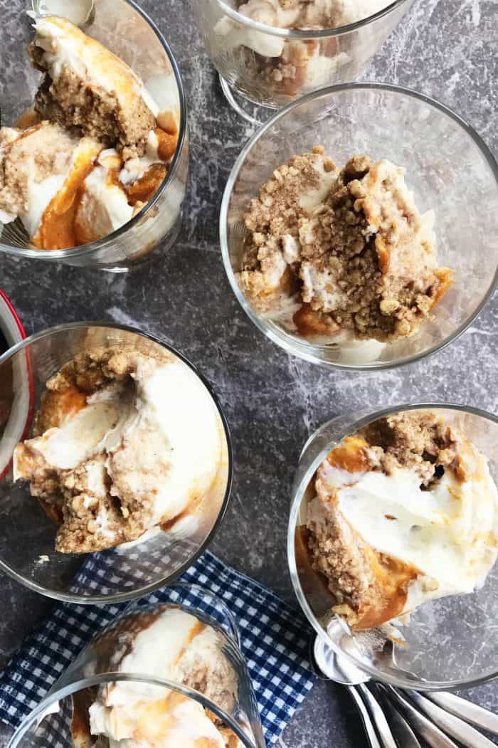 Bourbon Maple Pumpkin Pie Parfait