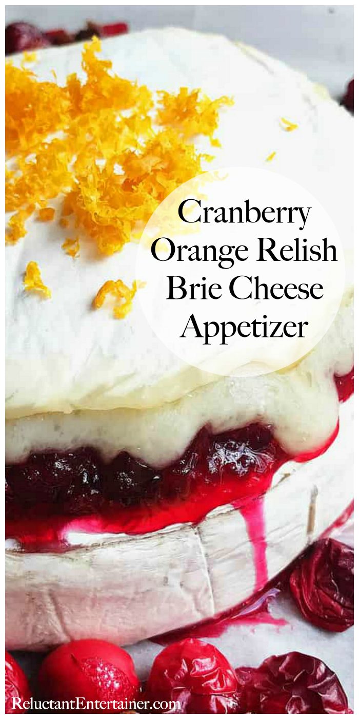 Cranberry Orange Relish Brie Cheese Appetizer Recipes