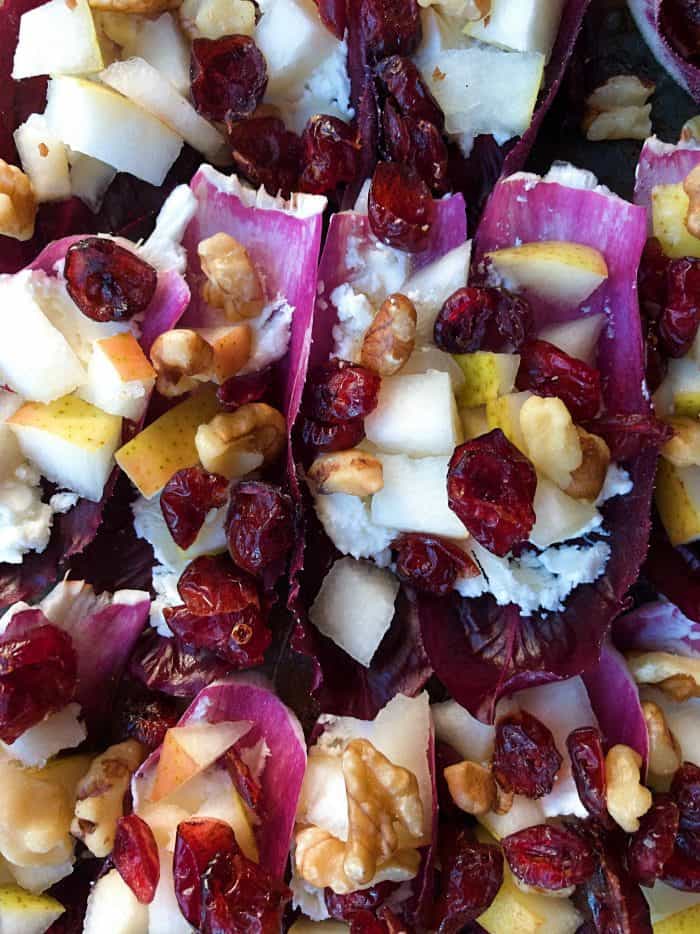 Pear Cranberry Endive Appetizer