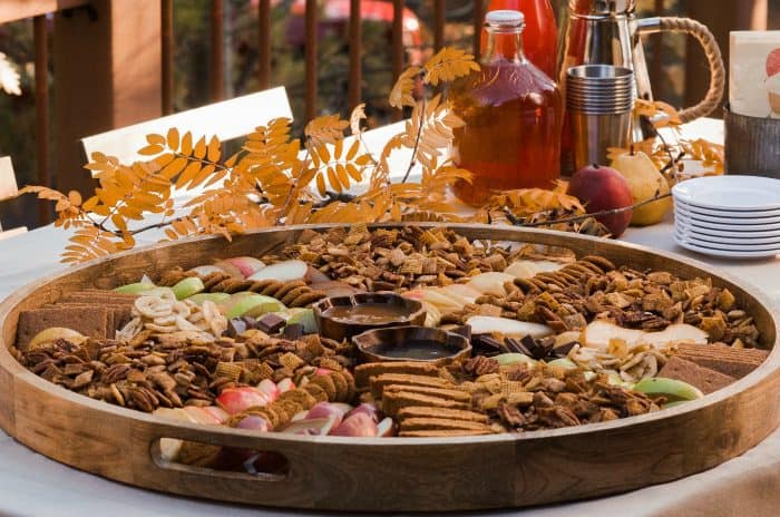 EASY Pumpkin Spice Chex Party Mix Board recipe