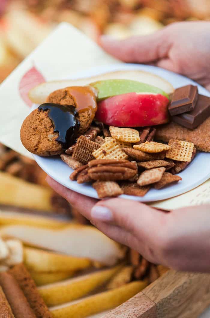 BEST Pumpkin Spice Chex Party Mix Board recipe