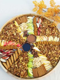 Pumpkin Spice Chex Party Mix Board