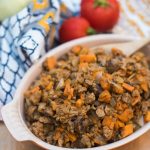 Sweet Potato Mushroom Ground Turkey