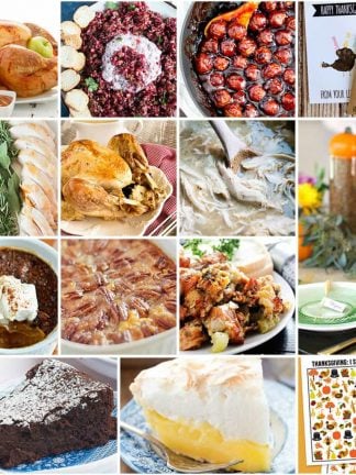 Thanksgiving Meal Plan Recipes