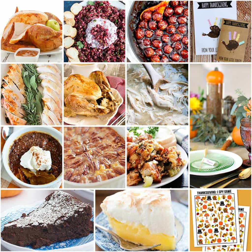 Thanksgiving Meal Plan Recipes - Reluctant Entertainer