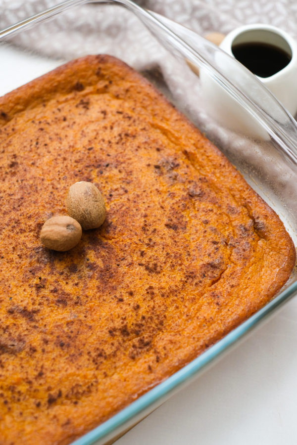 Carrot Souffle with nutmeg