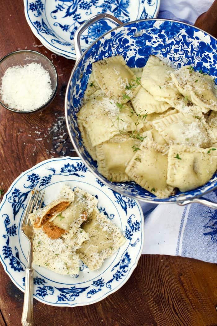 fig sweet potato raviolis recipe
