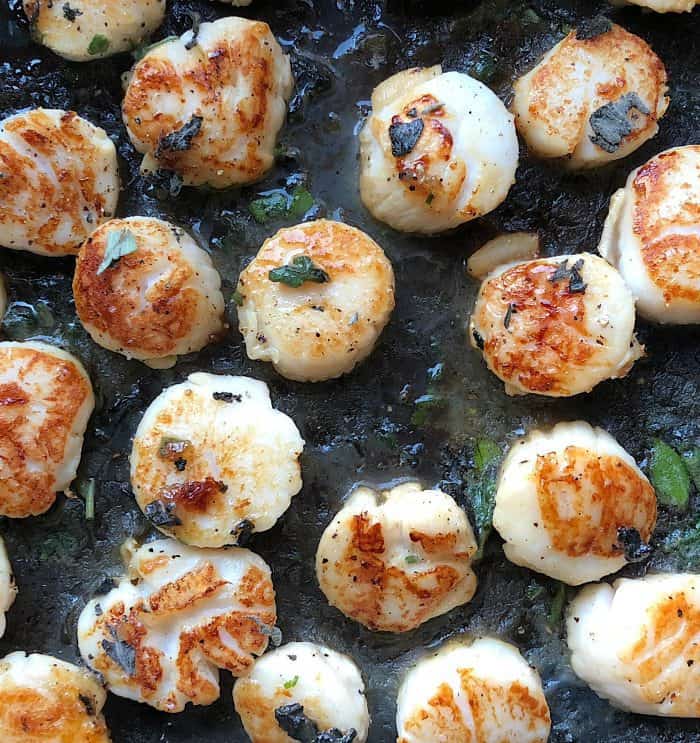Herbed Brown Butter Scallops